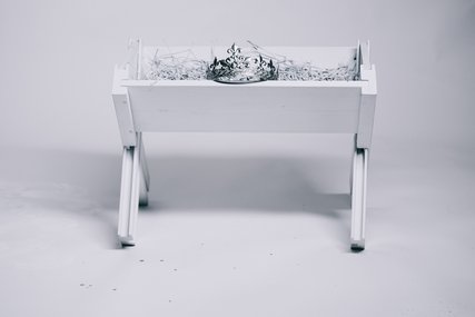 Krippe in Weiß - Copyright: pro church media